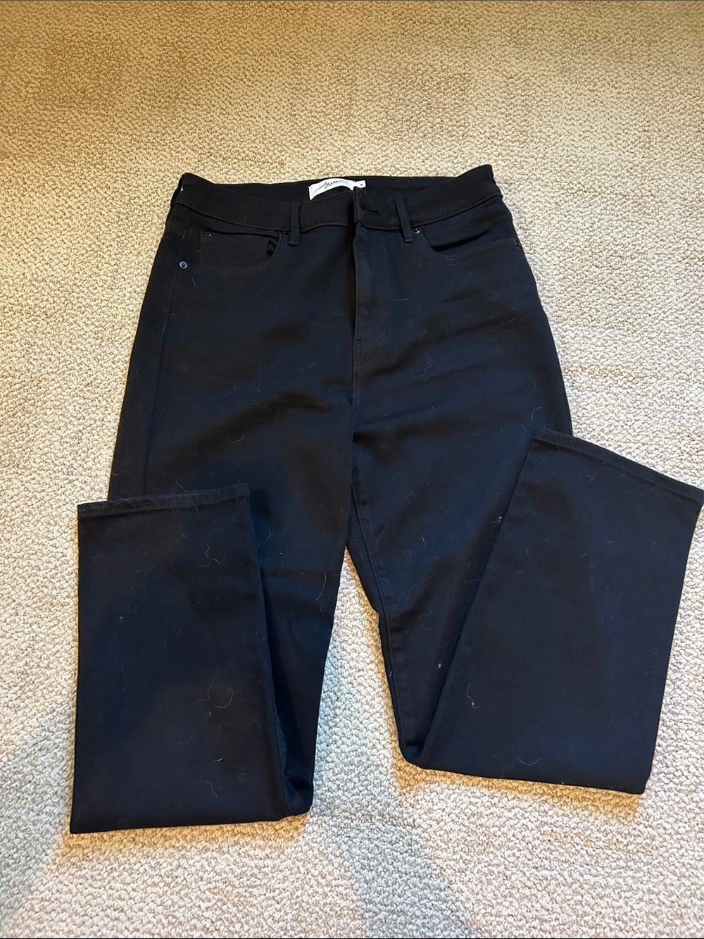 CJLA Crissy Classic Vintage Black Straight-Leg Jeans, size 9